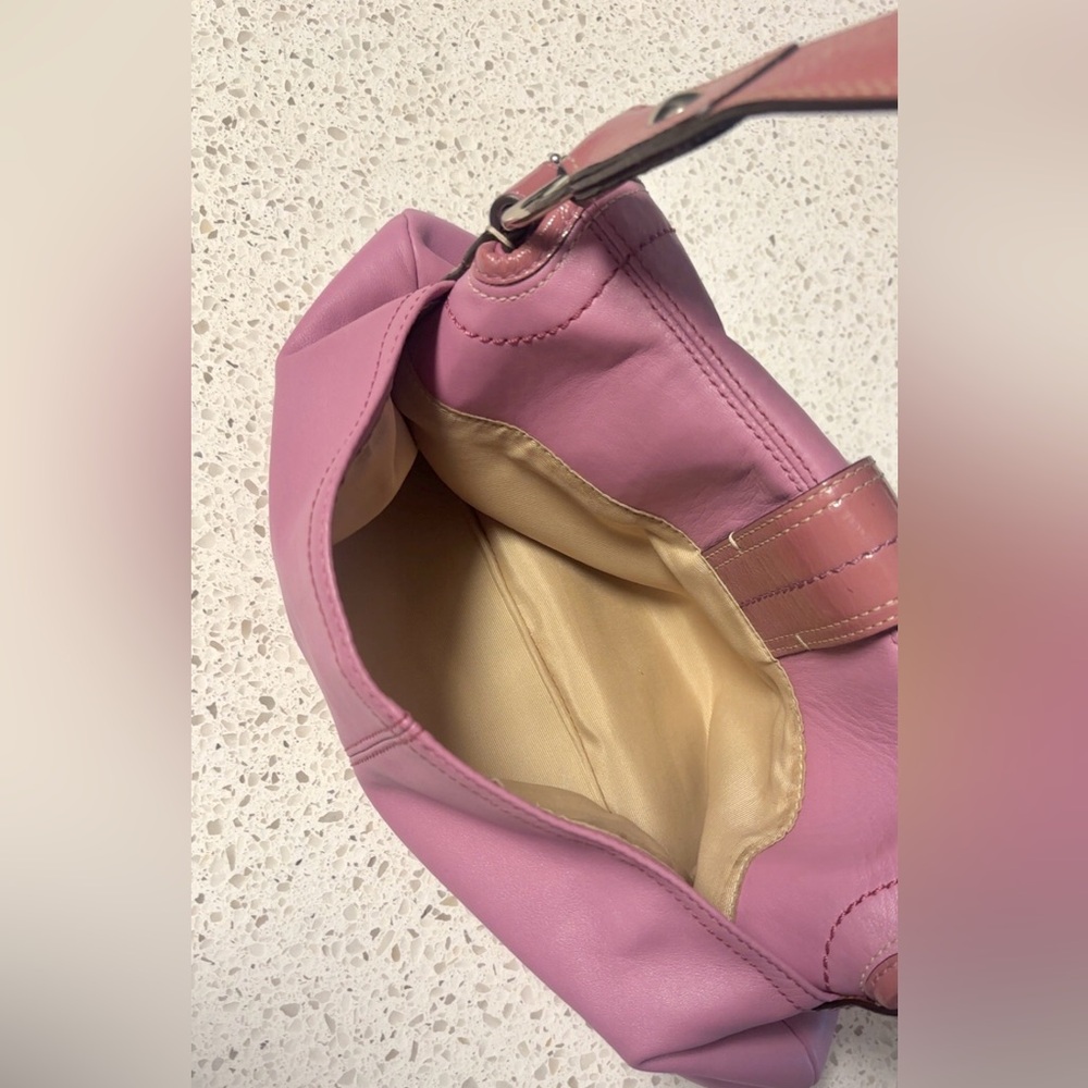 Pink Coach Leather Soho/Shoulder Bag - Picture 3 of 5